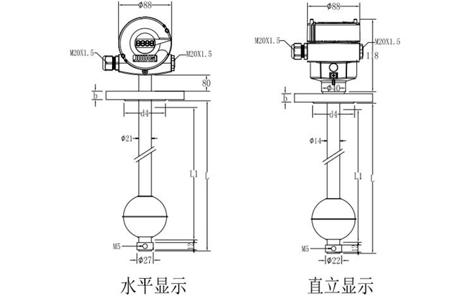 浮球液位計的技術參數和規(guī)格