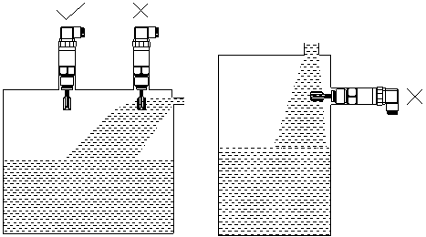 緊湊型音叉液位開關(guān)的安裝圖及安裝注意事項(xiàng)
